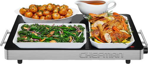 Chefman electric warming - warming, tray