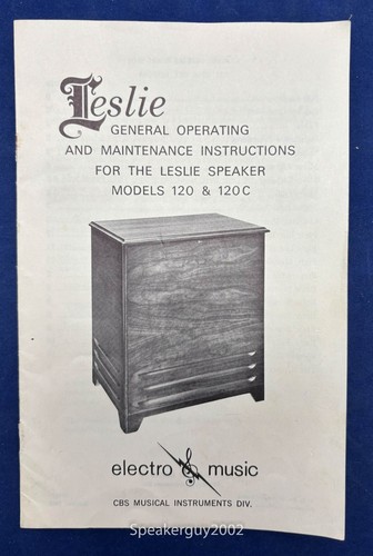 Original leslie speaker model - original,