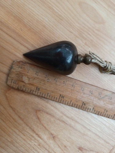 Georgian plumb bob 6cm bronze - bob,