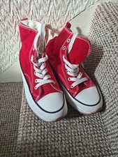 hip hop Platform Red Shoes Trainers  UK 40 ,cotton,similar Converse