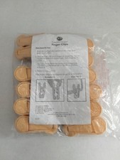 Joy Huggable Hangers Finger Clips Qty 12 New Sealed With Instructions Cream