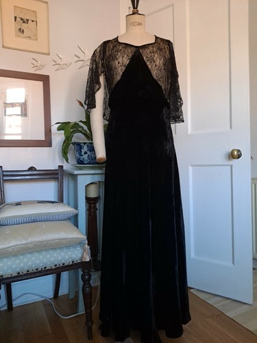 Original vintage 1930s silk - 1930s,