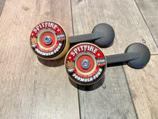 RED RETRO VW WINDOW WINDER HANDLES BEETLE T1 BUG T2 & T25 TRANSPORTER CAMPER VAN