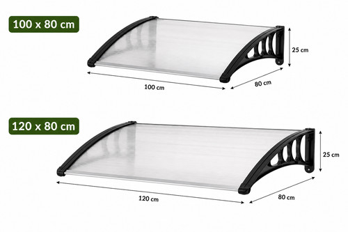 Door canopy front - front,