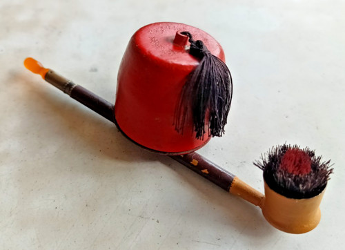 Rare antique travelling - , fez