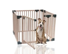 Bettacare Wooden Dog Pen, 100cm x 100cm, Natural Wood, 76cm High