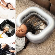 Inflatable Shampoo Basin - Portable Hair Washing Bowl Tub Washtub for Bedridden