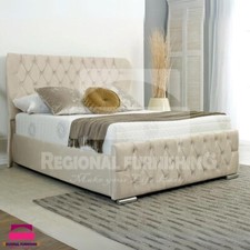 WINGED CHESTERFIELD OTTOMAN