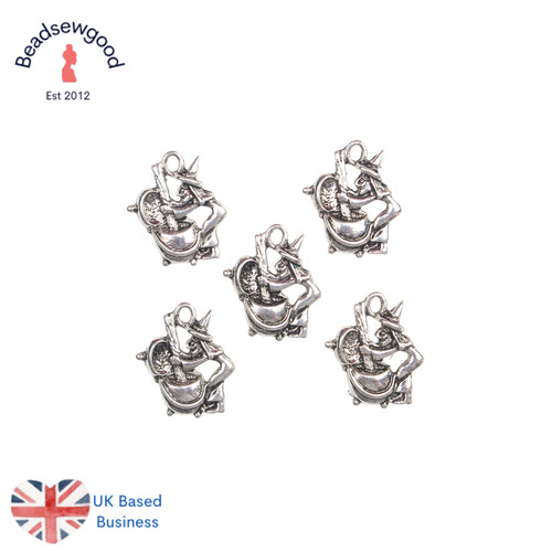 Antique silver witch - 5,
