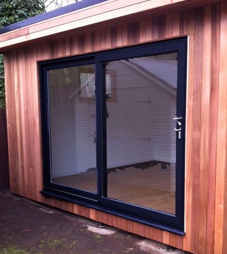Black sliding patio upvc - sliding, /