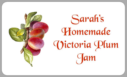 Victoria plum jam pot jar - plum,