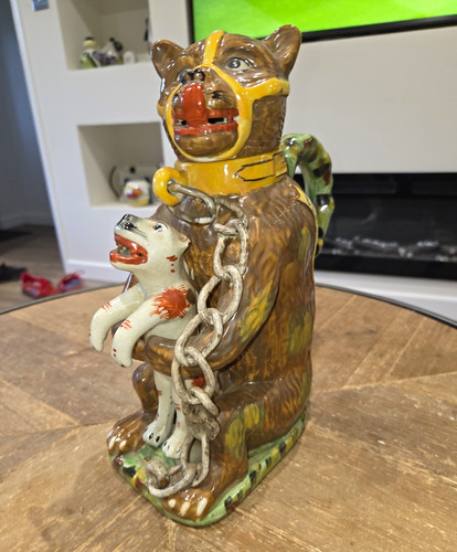 Staffordshire pottery bears - staffordshire,