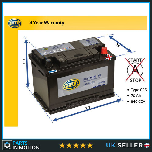 Hella premium car battery - premium,