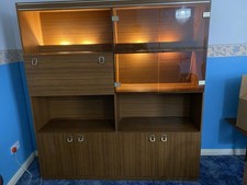 Mid century teak wall or  side