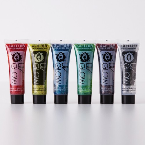 Face body glitter gel - &, 10ml