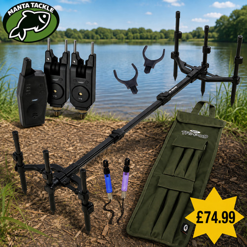 Carp rod set wireless bite - 2,