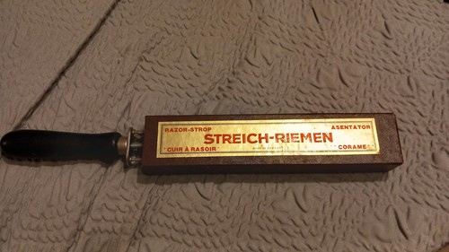 Vintage streich riemen leather - streich,