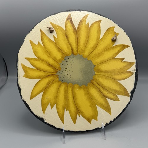 Vtg hand painted slate - hand,