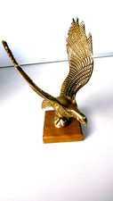 Solid Bronze Eagle Sculpture