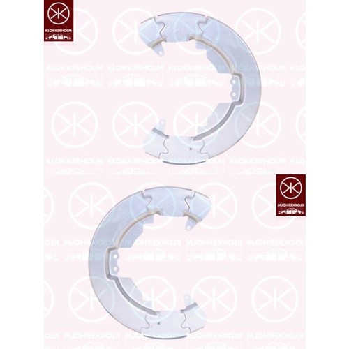 Brake backing plate dust - backing,