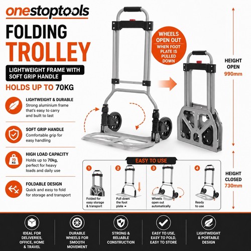 Folding trolley - trolley, –
