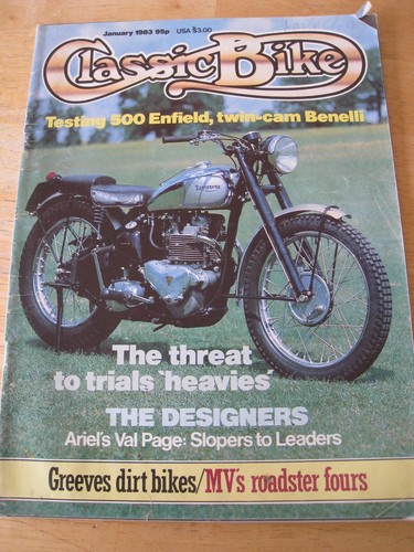 Classic bike jan 1983 - classic, 500