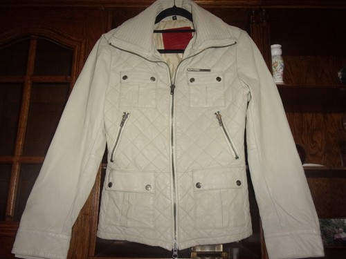 Superdry real leather zipped - real,