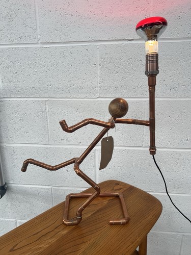 Unusual lamp copper running - lamp,,