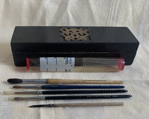 Vintage paint brushes winsor - paint, (winsor