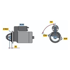 Bosch Starter Motor fits