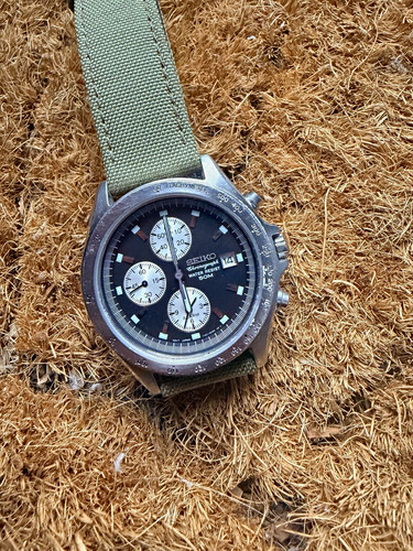 Seiko 7t32 6a20 - seiko, chronograph