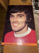 Original Signed George Best Magazine Picture