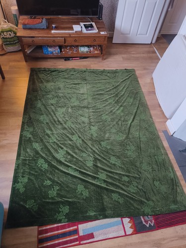 Vintage velvet curtains - vintage,