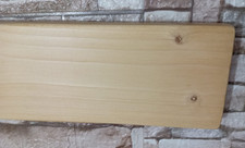 Solid wood, floating ,vintage ,rustic  shelf with free brackets.