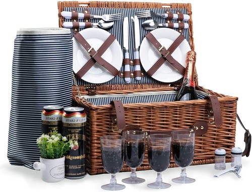 Wicker picnic basket for - basket,