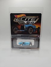 Hot Wheels Elite 64 Bugatti Type 59 With Hot Wheels Blister Protector