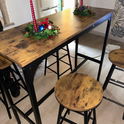 Tall industrial kitchen bar - industrial,