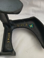 antique swain number 2 Cobblers shoe last anvil  