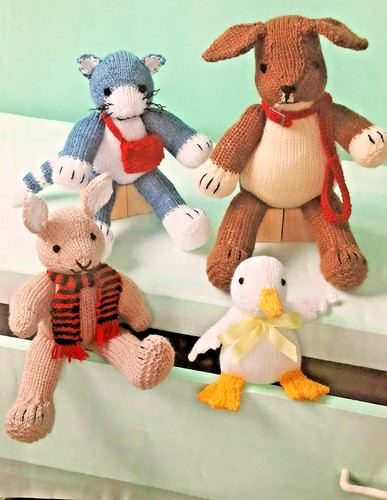 C14s knitting pattern toys - knitting,