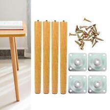 4Pcs Wooden Furniture Legs Wood Legs Hardware Wood Table Legs for Chair Table