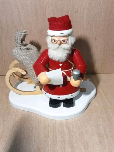 Christmas wooden santa - christmas,