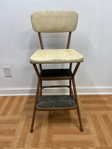Vintage step stool - stool, metal