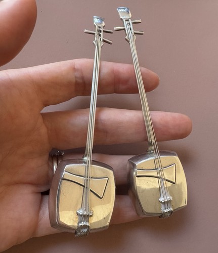 Pair antique japanese - japanese, silver