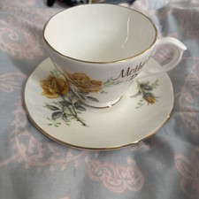 ROYAL SUTHERLAND CUP AND SAUCER, MOTHERS DAY CUP, FINE BONE CHINA