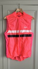 Rapha Brevet Men's Pink Cycling Gilet High-Vis Size Large