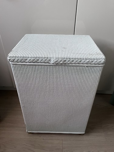 Vintage wicker blanket box - wicker,