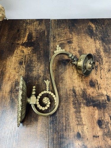 Antique brass wall sconce lamp - wall,