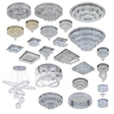 Crystal Chandelier Square LED