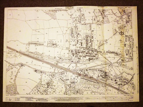 Hertfordshire old map plan