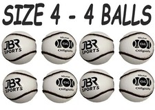 X4 SLIOTAR GAA HURLING BALL NEW SLIOTAR GAELIC SPORTS HURLEY SIZE 4 - JBR SPORTS